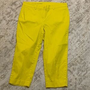 Talbots Yellow Perfect Skimmer Pants